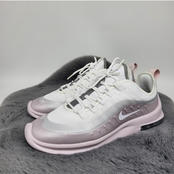 nike shoe all white air max axis
